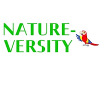 nature-university logo with a parrot on it